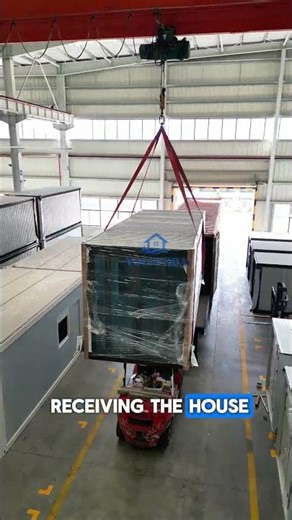 Factory-built expandable houses designed for fast European projects.