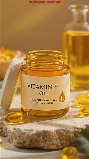 Don’t Miss These 5 Amazing Benefits of Vitamin E oil 🌿 #shorts #viral #beautytips #vitamineoil