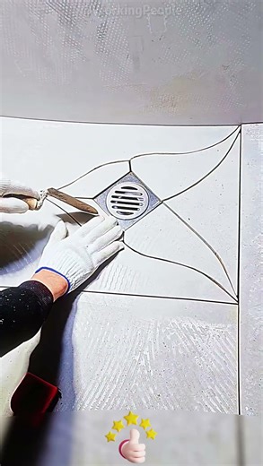 Practical floor tile design & laying craftsmanship