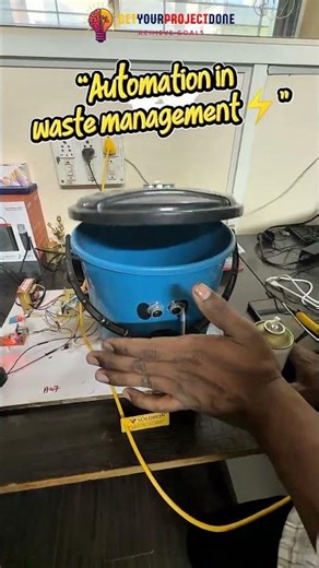 Smart Dustbin with sensors & IoT technology 📡⚡#smartdustbin #iotproject #technology #ideas