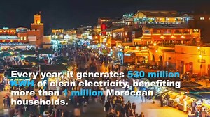 #BetterEnergyBetterFuture Designed by #EnergyChina, the world's largest solar tower CSP plant - the NOORo III TOWER CSP Project is located in Ouarzazate, Morocco. The project has adopted the solar tower technology. It consists of a solar field of 7400 HE54 heliostats which can be adjusted according to the sunlight angle, and deflect the sun’s radiation towards a receiver located on the top of the 243-meter tower. The plant has a thermal energy storage system that allows it to generate electricit