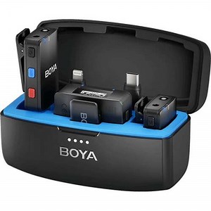 מיקרופון אלחוטי Boya BOYAMIC עם הקלטה מובנית  צבע