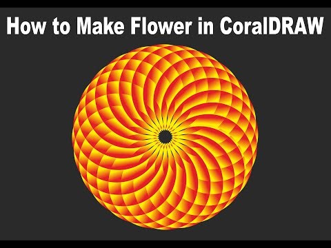How to Make Flower Design in coreldraw/ Flower Design In Coreldraw #coreldraw #viralvideo #viral