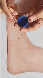 Easy Simple Mehndi Design with Bottle Cap 😍 | Amazing Trick #youtubeshorts