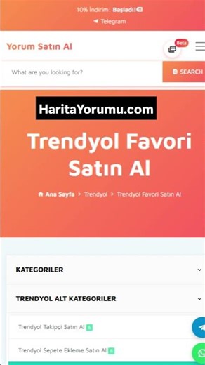 Trendyol Ürün Favori Satın Al