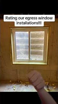 Behind the scenes - egress window installation by Acculevel