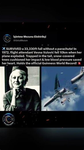 ​✈️ SURVIVED a 33,330ft fall without a parachute!