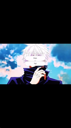 Who owns this edit? Gojo or Toji? #gojo #toji #jjk #fyp (not interactable on here)