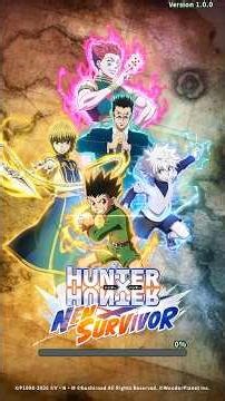 Hunter x Hunter: NEN Survivor - Title Screen / Main Menu with Music