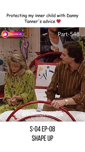 Full House Classics on Instagram: "Part 548 | S4 E8: "Shape Up" ❤️ "People come in all different shapes and sizes." A simple, perfect truth. ✨ #fullhouse #shapeup #session4"
