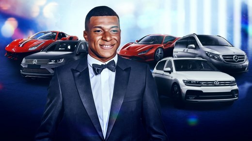 Kylian Mbappe's luxurious car collection - From Volkswagens to €527k Ferrari | Goal.com