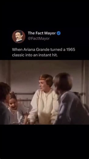 Fact Mayor on Instagram: "Ariana Grande’s hit “7 Rings” is built around the instantly recognizable melody of “My Favorite Things” from The Sound of Music (1965), originally performed by Julie Andrews. The classic song centers on finding comfort and joy in life’s simple pleasures, which made its melody especially familiar to listeners across generations. Ariana reimagined that same melody into a modern trap-pop anthem focused on independence, confidence, and self-reward. Because the song heavily 