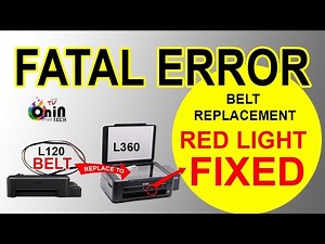 FATAL ERROR Epson L360 (Problem Solve)