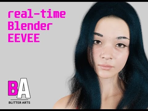 Blender EEVEE Realtime High-Def Female Character