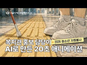 복지관도 CF 같은 걸 만들어 보고 싶었어요. | 서울장애인종합복지관 AI영상 콘텐츠