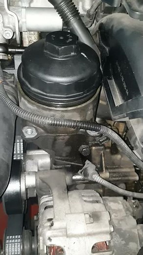 oil leak e46 oil filter housing