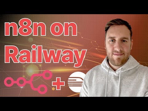 Easy n8n self host setup - deployment on Railway tutorial + custom domain config