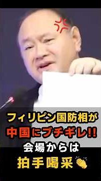 🔥150万再生!!【痛快】フィリピン国防相が中国を公開説教！痛烈な一撃に会場から拍手喝采👏 #ソウル安保対話 #テオドロ