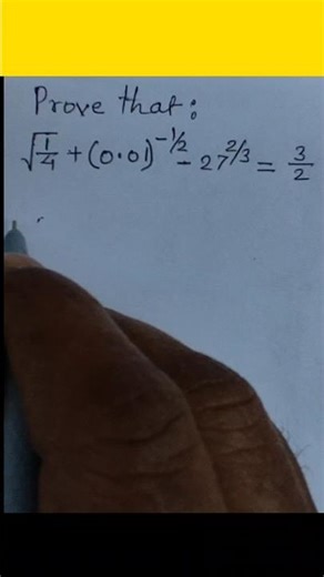 Exponents of real numbers math class 9th||