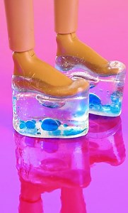 DIY Doll LAVA Shoes | DIY by Pipe-Cleaner-Crafts B