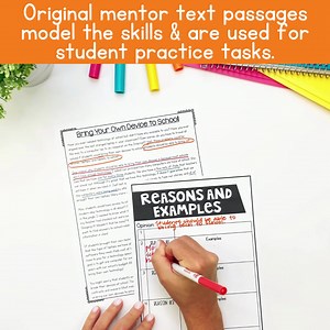 Our Text Dependent Writing Units are PERFECT for this time of year! Trust me, you don't want to wait until it's testing season to START practicing text dependent writing skills... Our Not So Wimpy Text Dependent Writing Units for grades 3-5 can help you break the process down into smaller pieces so students can actually master them! The Text Dependent Writing Unit Bundle includes 6 different units: ✅ Reading Response Essay Writing ✅ Text-Dependent Opinion Writing Essay Unit ✅ Compare & Contrast 
