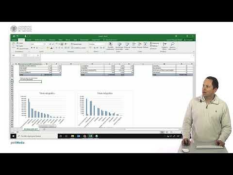 Excel. Consolidate data and charts from multiple sheets into one | 5/52 | UPV
