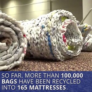 3.2M views · 17K reactions | Discover the "Bag Ladies," grandmothers united by the will to help the homeless by knitting mattresses for them. | AXA | Facebook