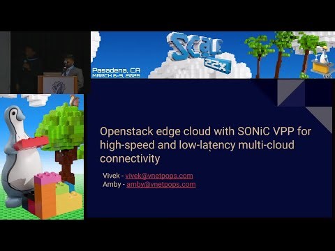 Openstack edge cloud with SONiC VPP for high-speed and low-latency multi-cloud connectivity