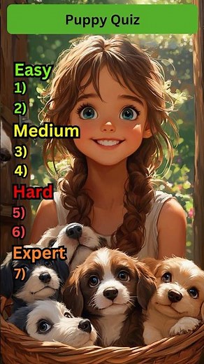 PUPPY QUIZ #quizes #animalfacts #games