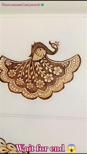🦚 Stunning Peacock Mehndi Design | Easy Step-by-Step Tutorial | Wait for End 😱