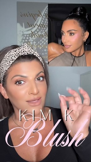 9.1K views · 73 reactions | The Kim K blush look…. ✨ This technique...