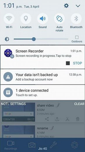 How can we delete recorded videos ?