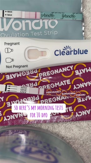 also realized i accidentally took a pregmate test instead of my wondfo😭🤣 that’s alright she looking neg anyway 😩 #10dpopregnancytest #10dpo #ttc #ttcjourney #tww
