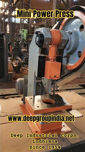 'DEEP' Mini Power Press Machine / Table type Press. #powerpress #machinery #machinetools