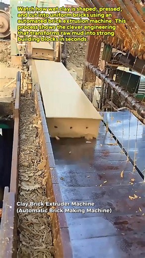 Amazing Brick Making Machine : How This Machine Turns Wet Clay Into Perfect Bricks