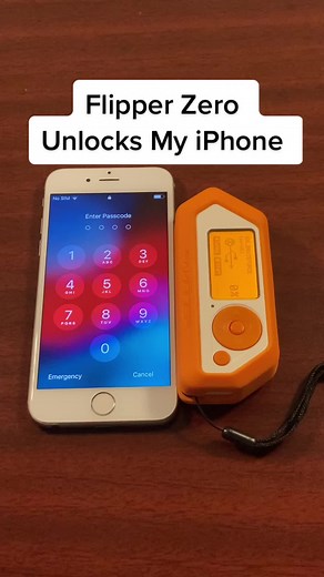 Flipper Zero Unlocks My iPhone #flipperzero #iphone #hack #hacks #tech #techtok #technology #fyp #foryou #foryoupage