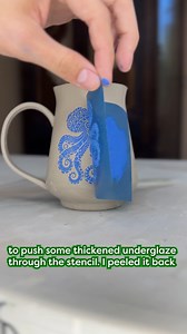 EZScreenPrint | DIY printing on clay AND how to make your very own EZScreen stencil! | Instagram
