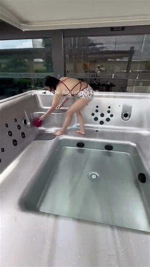 49K views · 322 reactions | Suitable for installation in outdoor hot spring pools. #springpool #spapool #jacuzzi #massagepool #homepool #smartpool #gardenpool #heatpool #homedecor #smartjacuzzi | Sunripple Aquatics US | Facebook