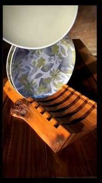 Wooden dish rack #diycrafts #saiwoodenking