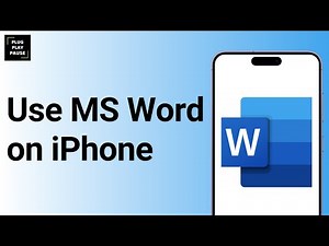 How to use Microsoft Word on iPhone ?