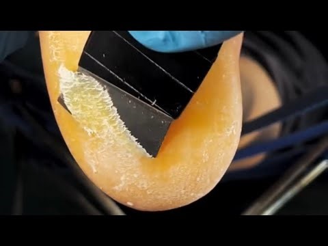 Rock-Hard Yellow Heel Callus | Full Pedicure Cleaning