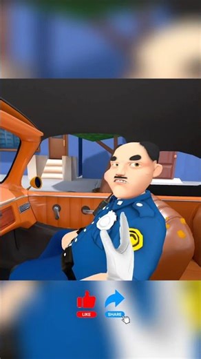 The policeman got angry