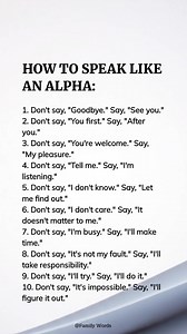 How To Speak Like An Alpha | Family Words