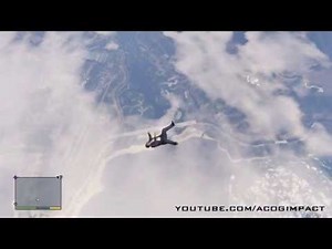 GTA V: JUMPING FROM SPACE & SURVIVING!!!!