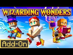 WIZARDING WONDERS ADDON: Cool Magic Added to Minecraft Bedrock Edition Survival