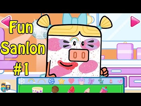 Wubbzy's Beauty Salon #1 - Apply facial coverings and pluck - Shave Hair for quite a long Fun Time