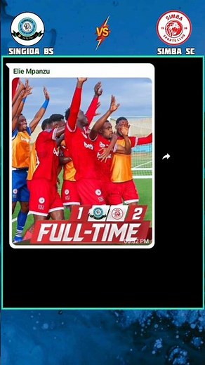 Singida black stars vs simba sc 😂 leo 1-2 #singidabigstarsfc #simbasc #mesejitime #reels