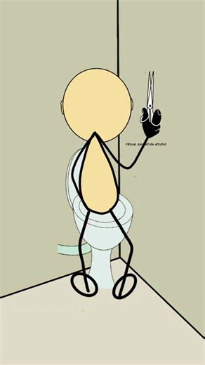 Freak_Animations on Instagram: "Scissors gone wrong #animation #cartoon #reels"