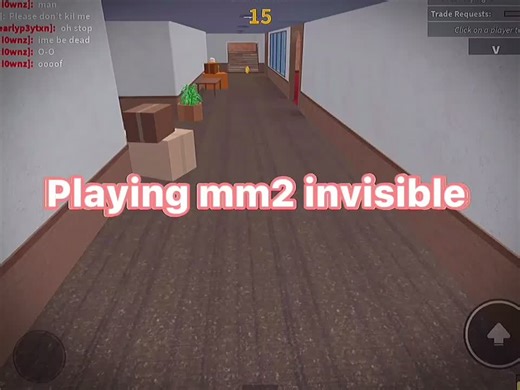 Playing mm2 invisible! Sorry for not posting that much! @tropicalnariah @awhznevaeh #fyp #teamers #invisable #mm2