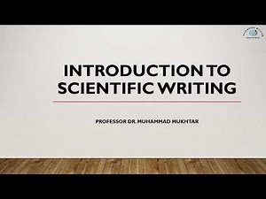 Introduction to Scientific Writing